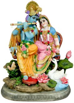 Radha Krishna Asana 10"